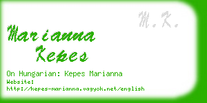 marianna kepes business card